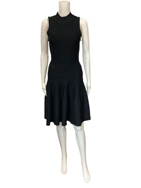 Carven High Neck Midi Length Dress Size: M